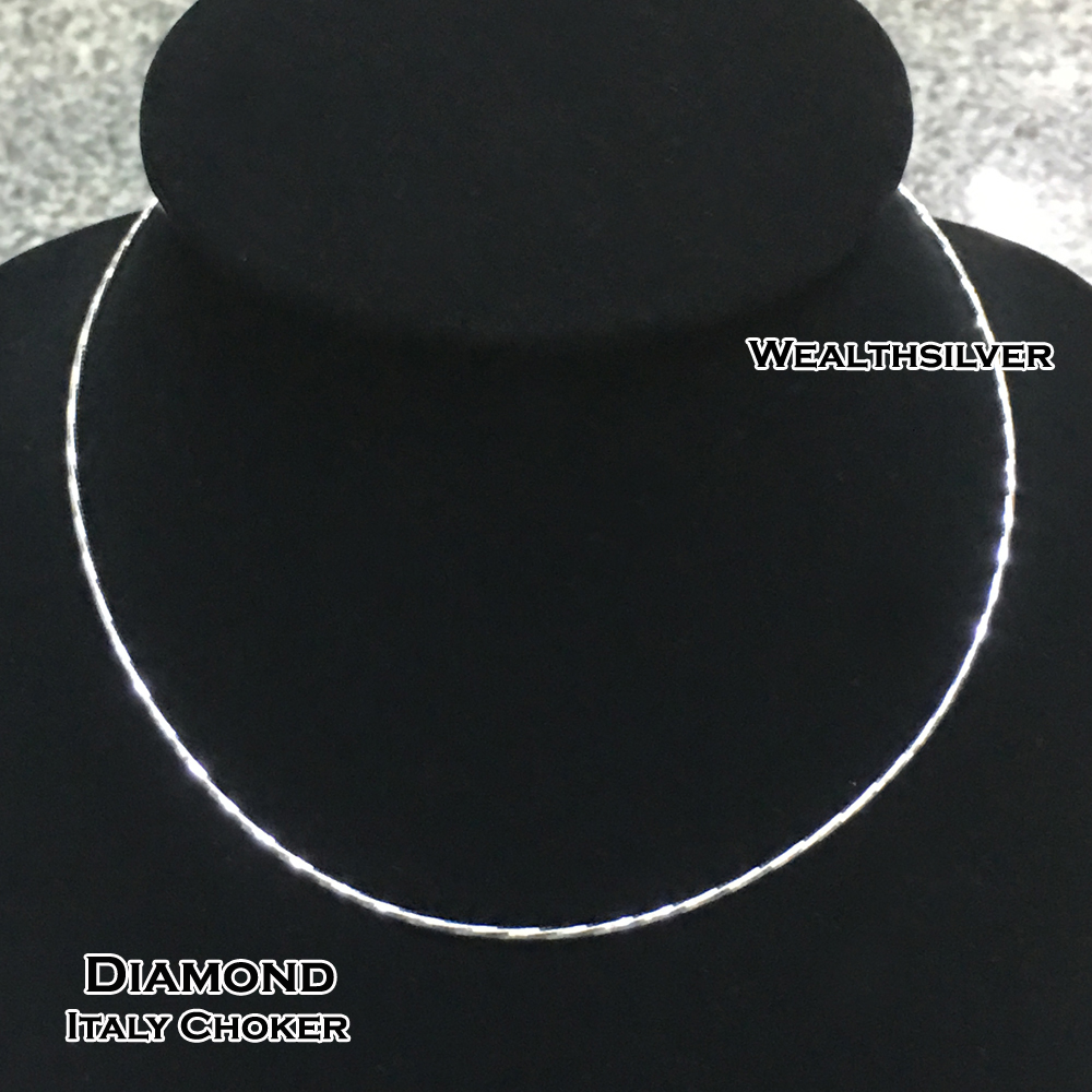 โช๊คเกอร์อิตาลี ลายDiamond 18"