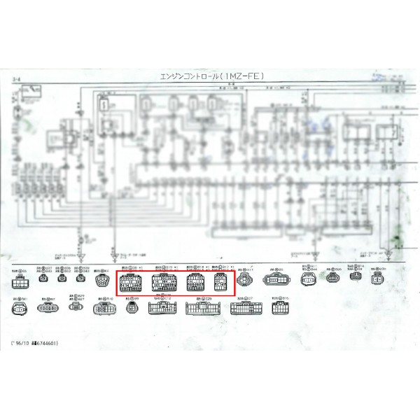 หนังสือ วงจรไฟฟ้า (wiring diagram) รถยนต์ TOYOTA AVALON MCX10 เครื่องยนต์ 1MZ-FE 95~ (JP)
