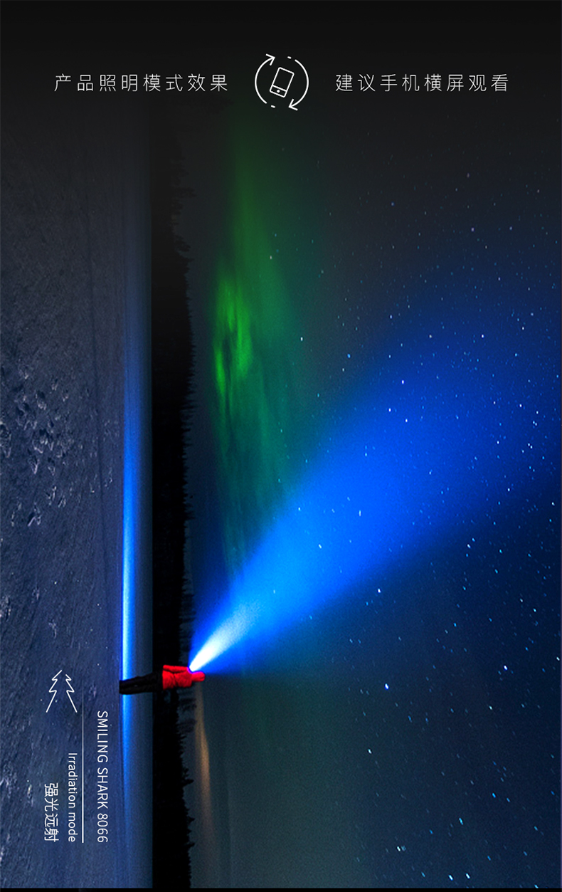 ไฟฉายสะพาย และจับถือ พร้อมวิทยุ และที่ต่อหลอดไฟ LED และโซล่าเซล 8066-X รุ่นสีเขียว พร้อมหลอด LED 3 ดวง และแผงโซล่าเซลล์