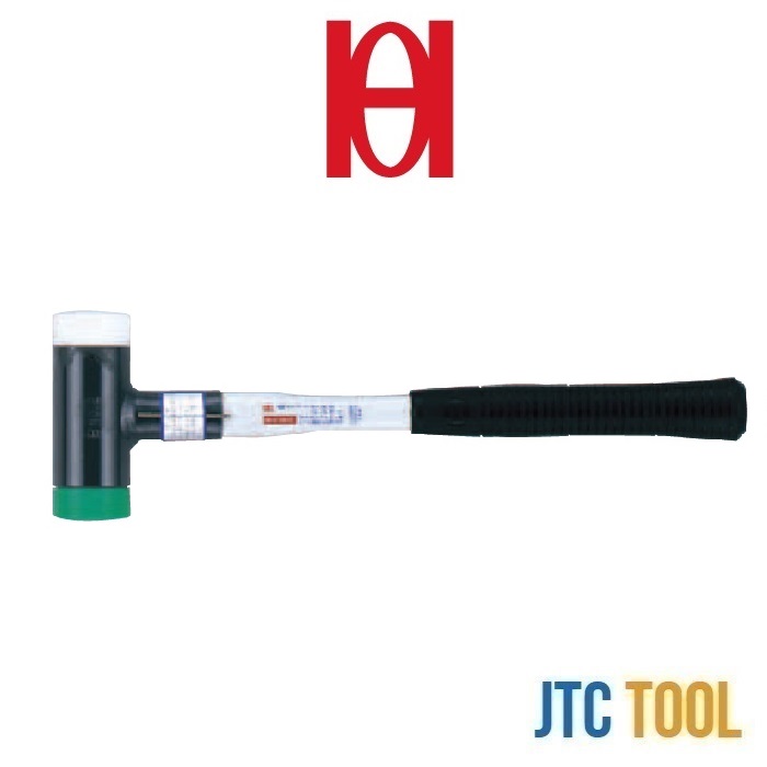 ค้อนไนล่อน โพรีเอทธีลีนด้ามไฟเบอร์ - Nylon Polyethylene Shockless Hammer Fiber Handle [Brand: OH]