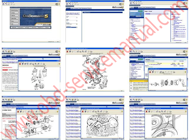 Mitchell Ondemand V.2012 โปรแกรมรวม คู่มือซ่อม และวงจรไฟฟ้า (service repair manual & wiring diagram) รถยนต์หลากหลายยี่ห้อ