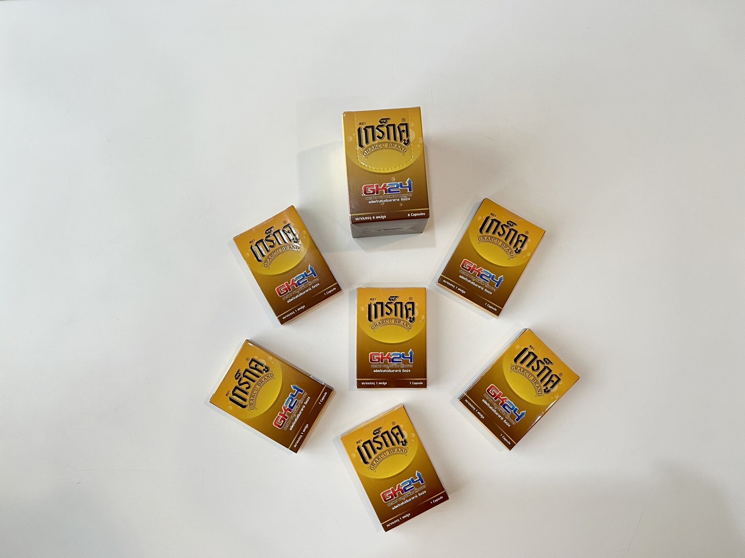 เกร็กคู GK24 ( Grakcu แท้ 100% ) 1 แพ็ค บรรจุ 6 กล่อง