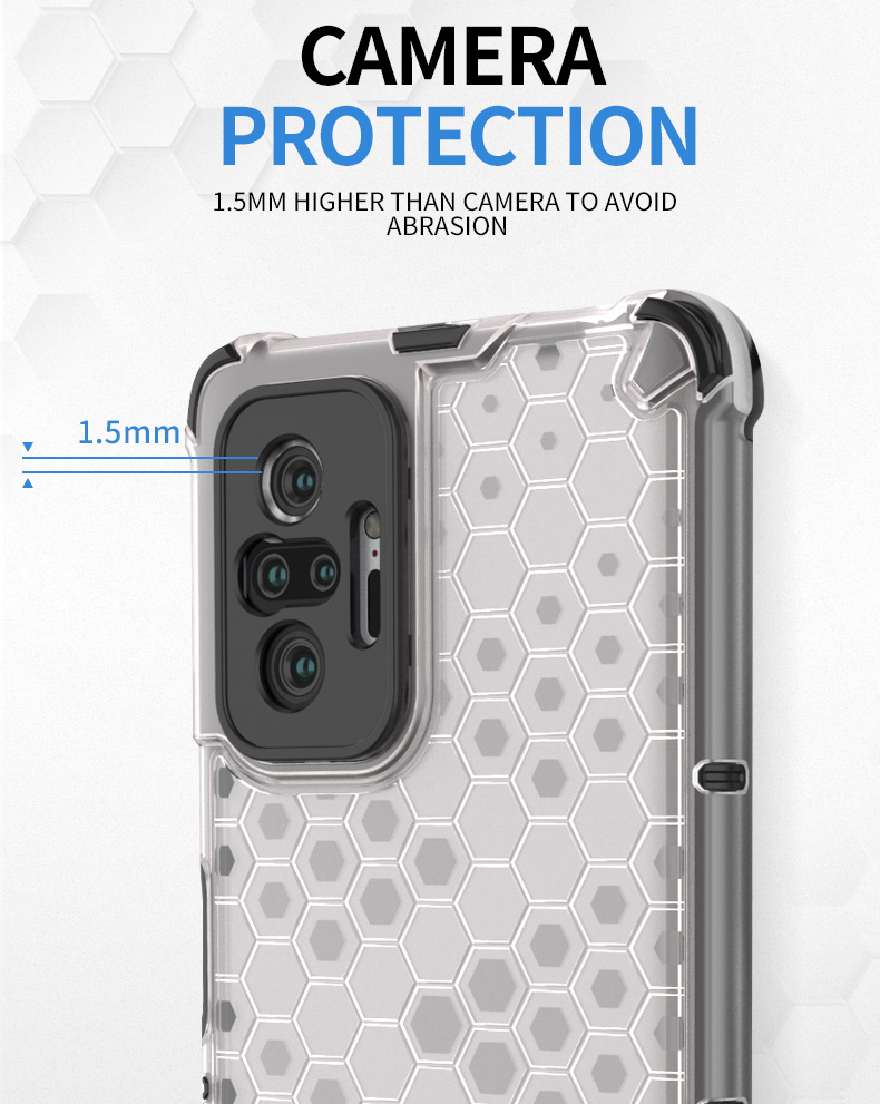 เคส Xiaomi Redmi Note 10 Pro ลายรังผึ้งกันกระแทกได้