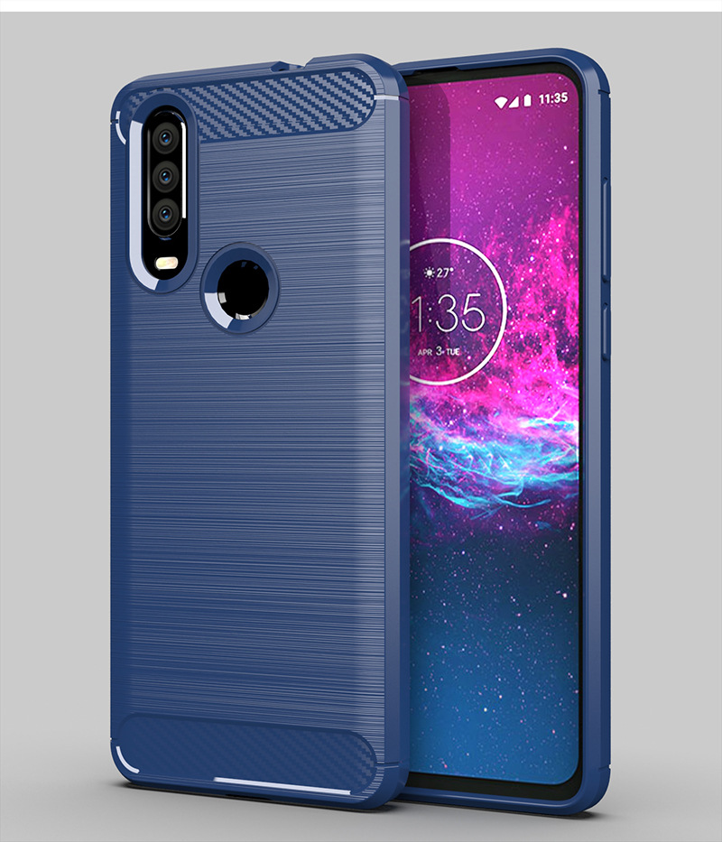 เคส Motorola One Action ผลิตจาก TPU กันกระแทกได้ (VICKIE)