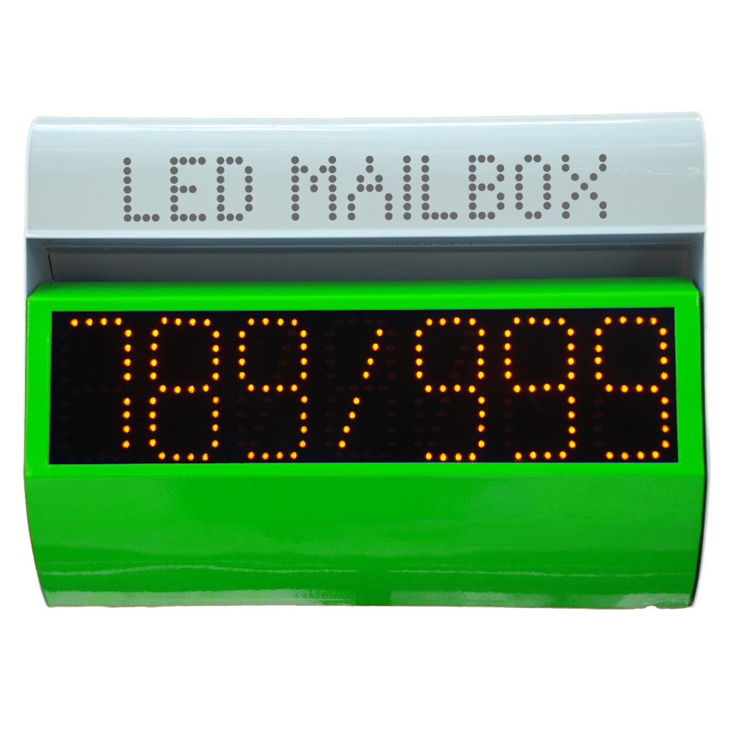 ตู้รับจดหมาย LED (สีเขียว)