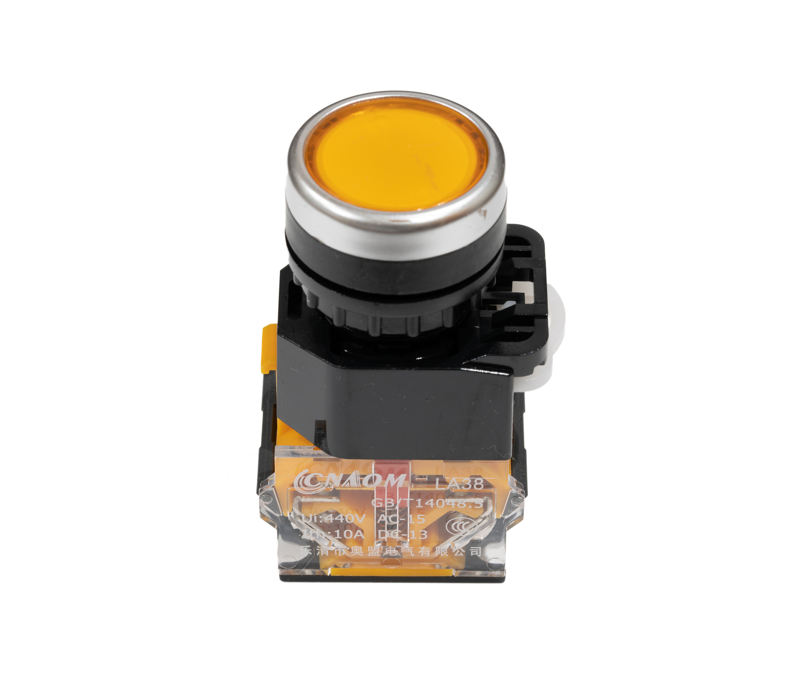 LA38-11 สวิตซ์ ปุ่มกด ตู้คอนโทรล กดติด-ปล่อยดับ Push Button 22mm