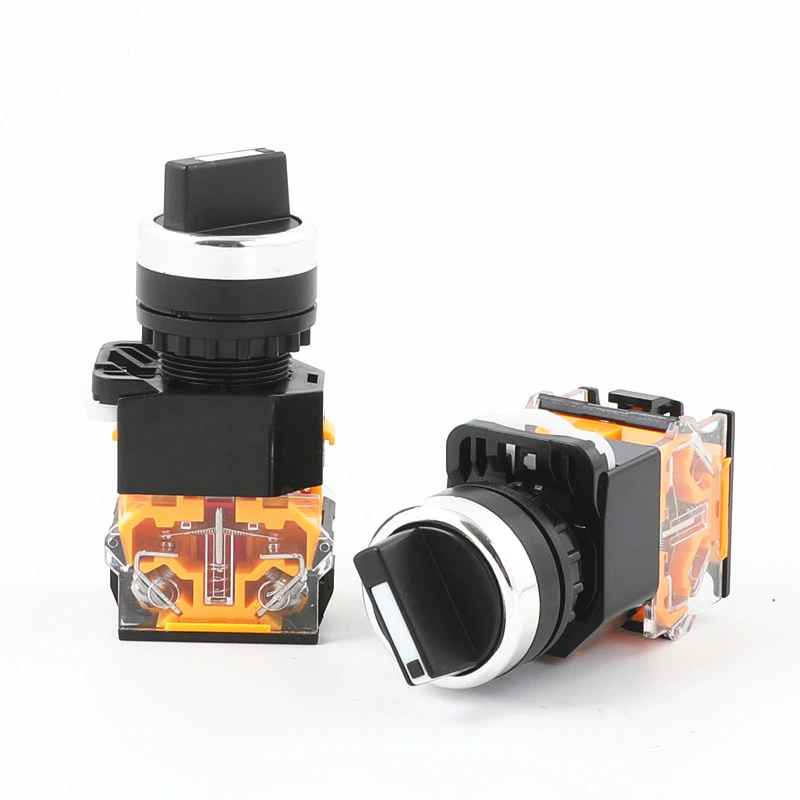 LA38-11X2 Selector Switch 2 Positions สวิตช์เปิดปิด สวิตช์หมุน สวิตช์ตู้คอนโทรลแบบหมุน 2 ทาง