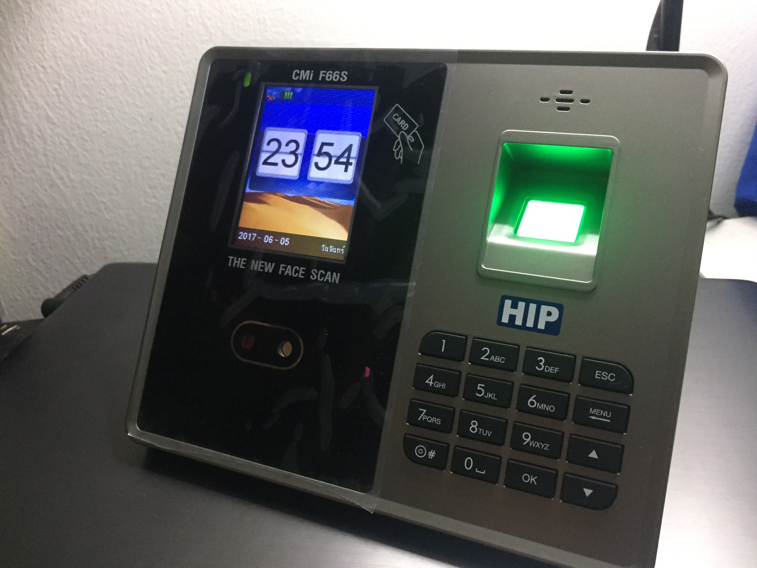 เครื่องสแกนใบหน้า cmi f66s 