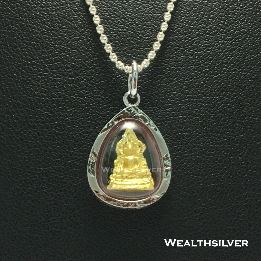 จี้พรีเมี่ยมพระพุทธชินราช S องค์ทอง