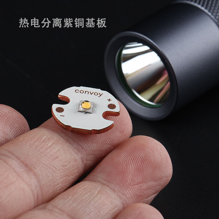 ไฟฉายพกพาคุณภาพสูง Convoy รุ่น S2+ Titanium Luminus SSST20 led 6500K