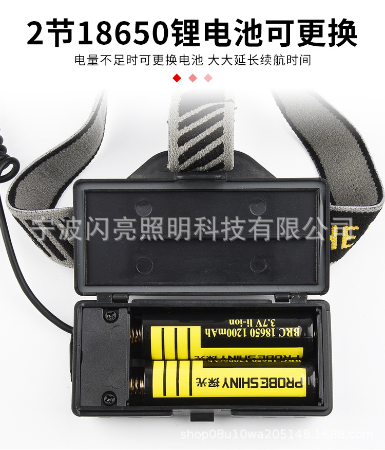 ไฟฉายคาดศีรษะแรงสูง แบบ 10 หลอด LED และ SMD , Strong Wolf TD159