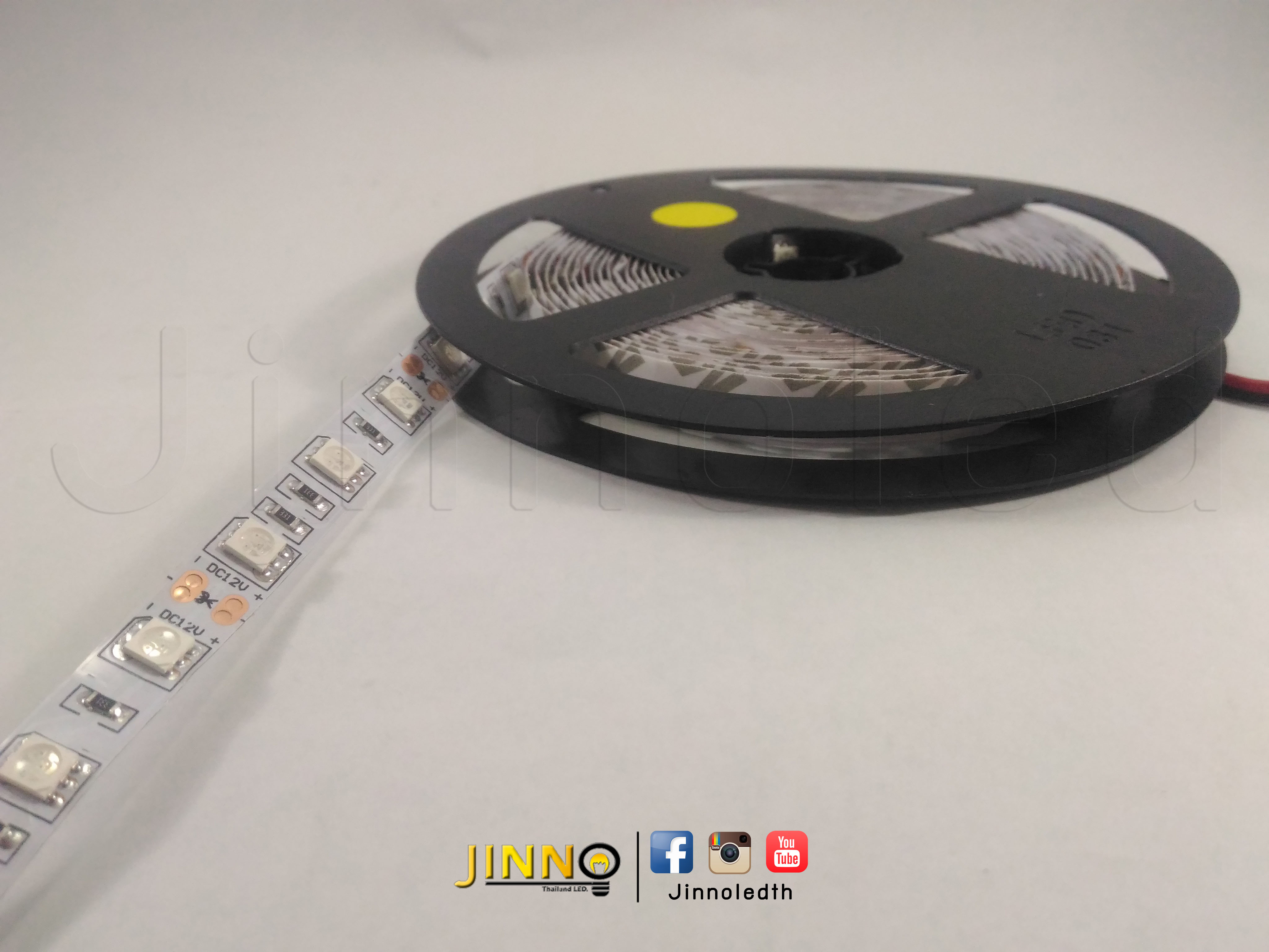 ไฟริบบิ้น 12v รุ่น 5050 IP20 : แบบไม่กันน้ำ