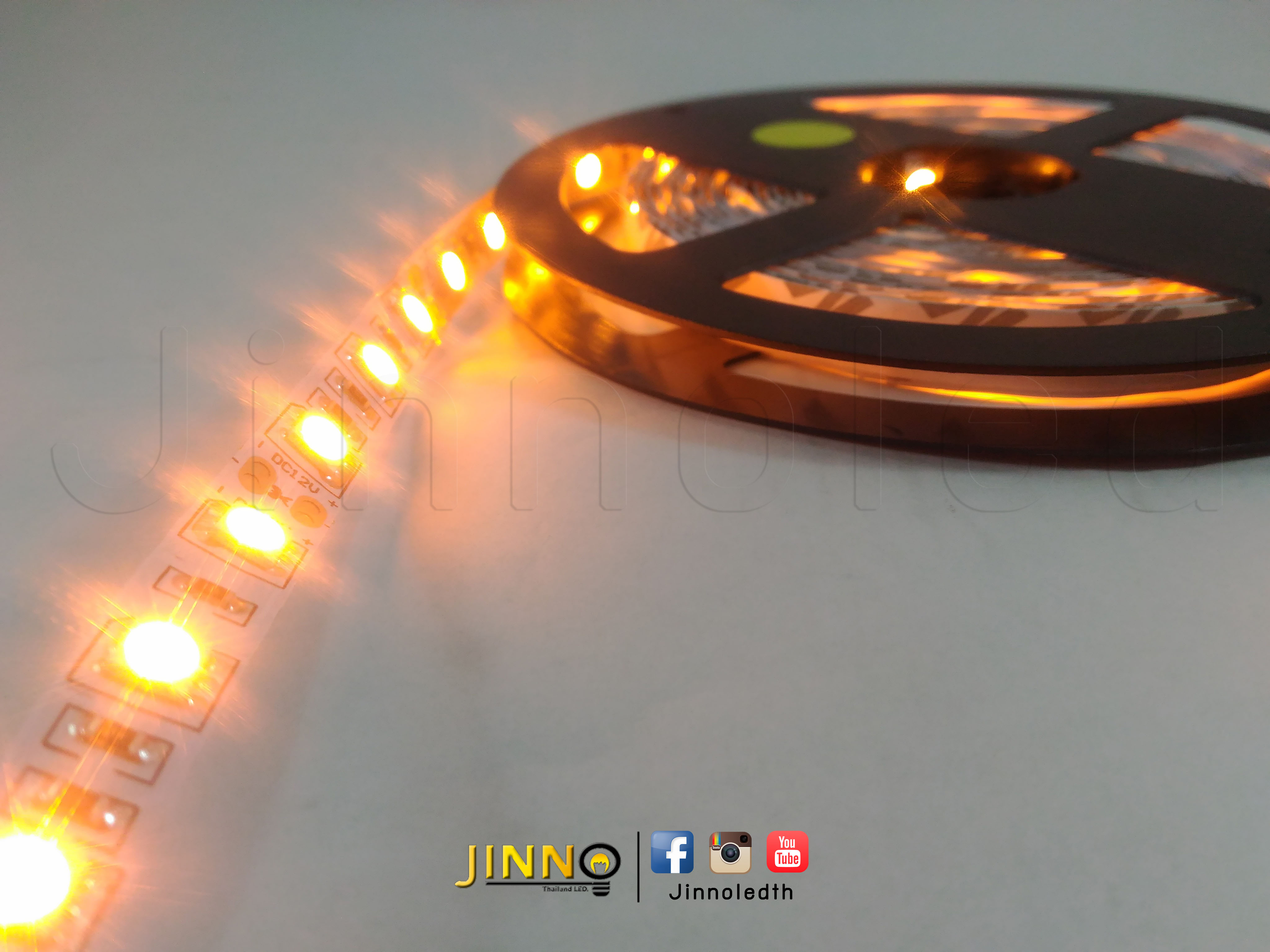 ไฟริบบิ้น 12v รุ่น 5050 IP20 : แบบไม่กันน้ำ