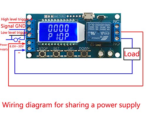 XY-LJ02 Timer Relay Delay Switch Module รีเลย์ไทม์เมอร์ พร้อมจอแสดงผล