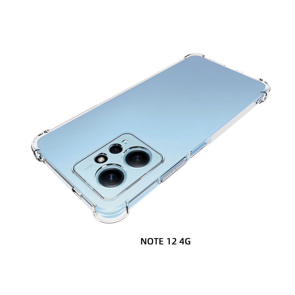 เคส redmi Note 12 4G แบบ TPU ใสเสริมขอบและมุมกันกระแทก