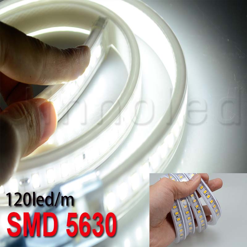 ไฟสายยาง 220v รุ่น 5630 120led รุ่น Milky wire