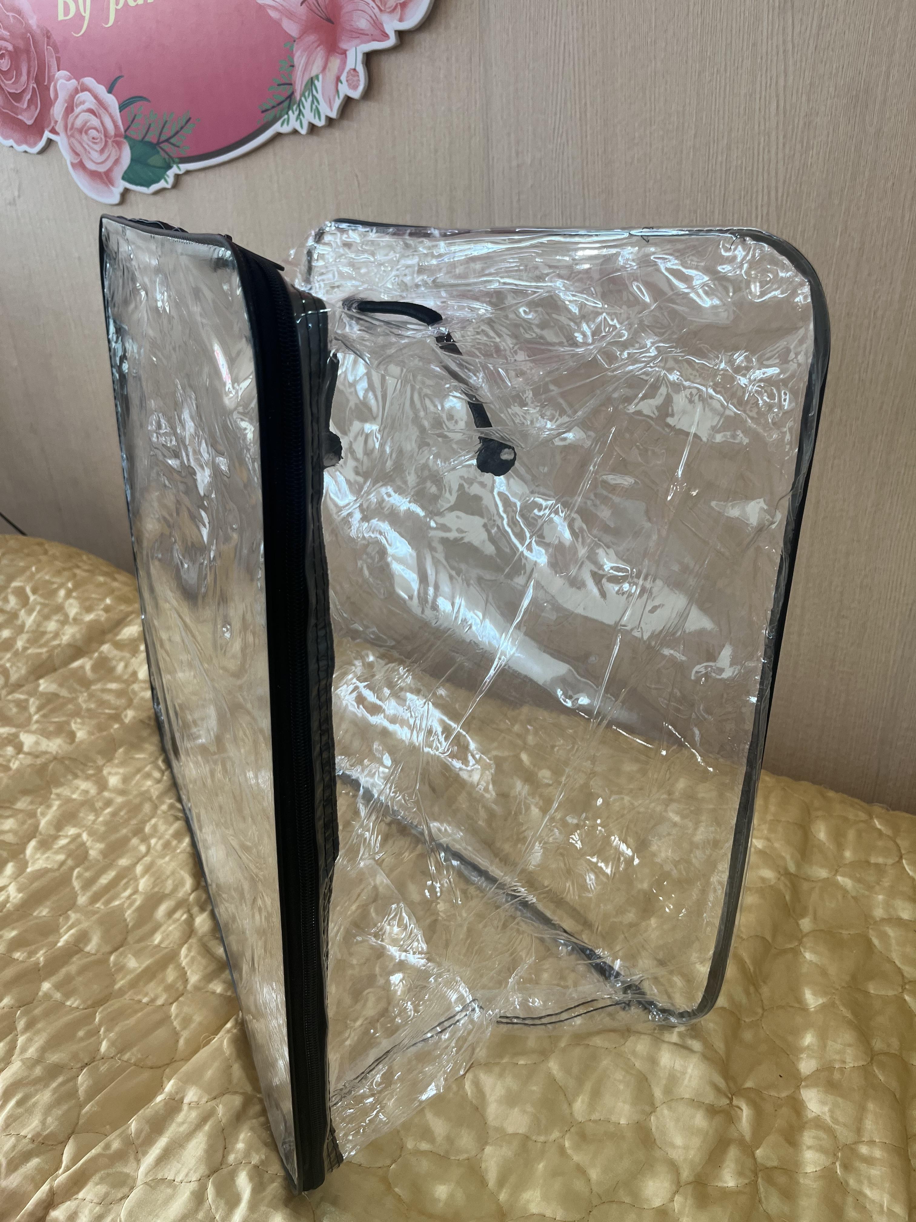 กระเป๋าผ้านวมซิปพลาสติกใส PVC อย่างดี หนา เหนียว เกรด A ถุงใส่ผ้าห่มพลาสติกใส ใบใหญ่