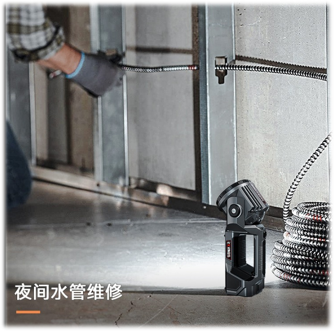 ไฟฉายจับถือหรือสะพาย ปรับมุมส่องได้ พร้อม COB LED Warsun X5