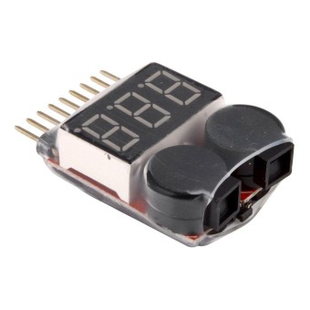Battery Voltage Tester 1S-8S อุปกรณ์วัดแบตแยกเซลส์ แจ้งเตือนแบตอ่อน