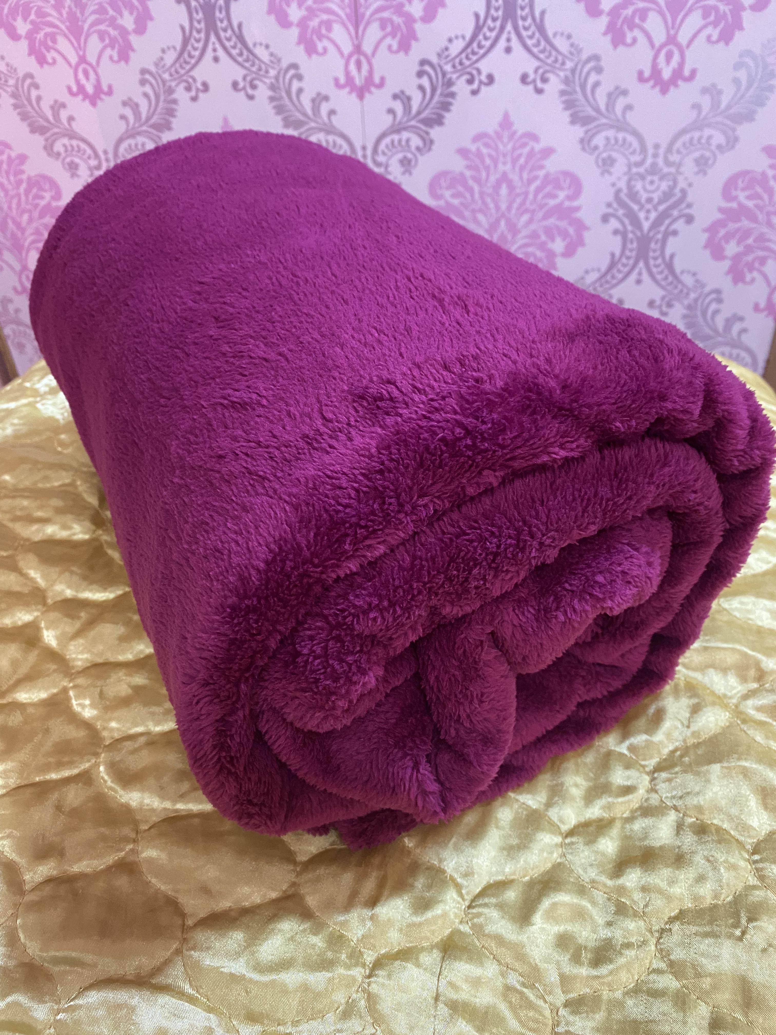 ผ้าห่มขนฟูอ่อนนุ่มๆ สวยๆ คุณภาพดี ขนาด 175x210cm