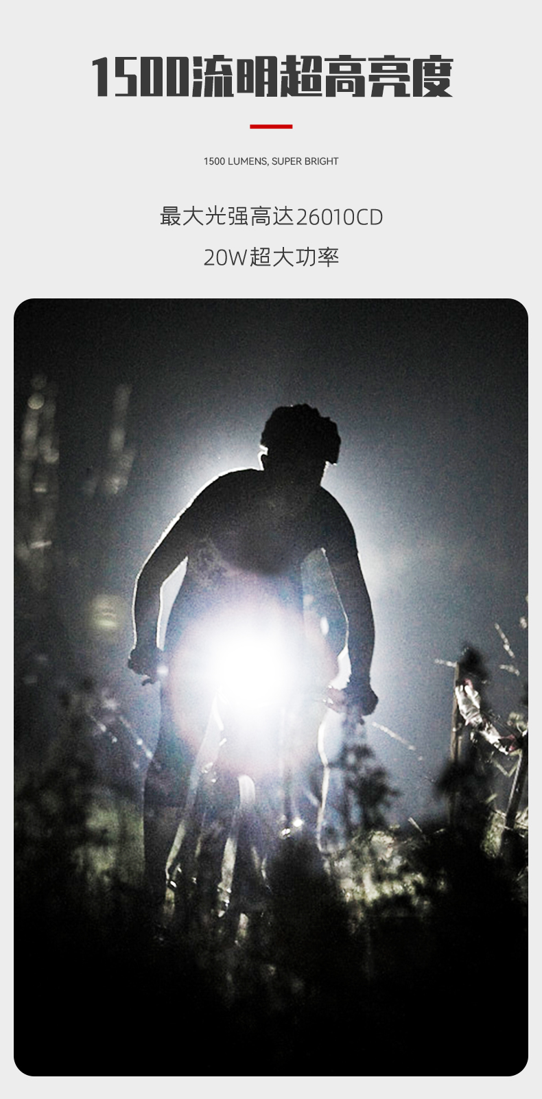 ไฟฉายแรงสูงขนาดกลาง แสงสว่าง ขนาดกระชับมือ Warsun Black หลอด Luminus SST-20 รวมแบตเตอรี่ 21700 1 ก้อน กับที่ชาร์จ USB