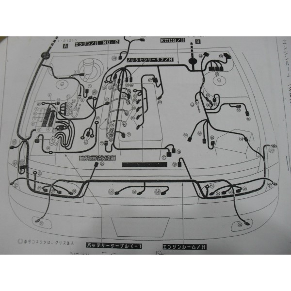 หนังสือ วงจรไฟฟ้า Wiring Diagram เครื่องยนต์ Nissan SR20DE, SR20DET S14 (ญี่ปุ่น)