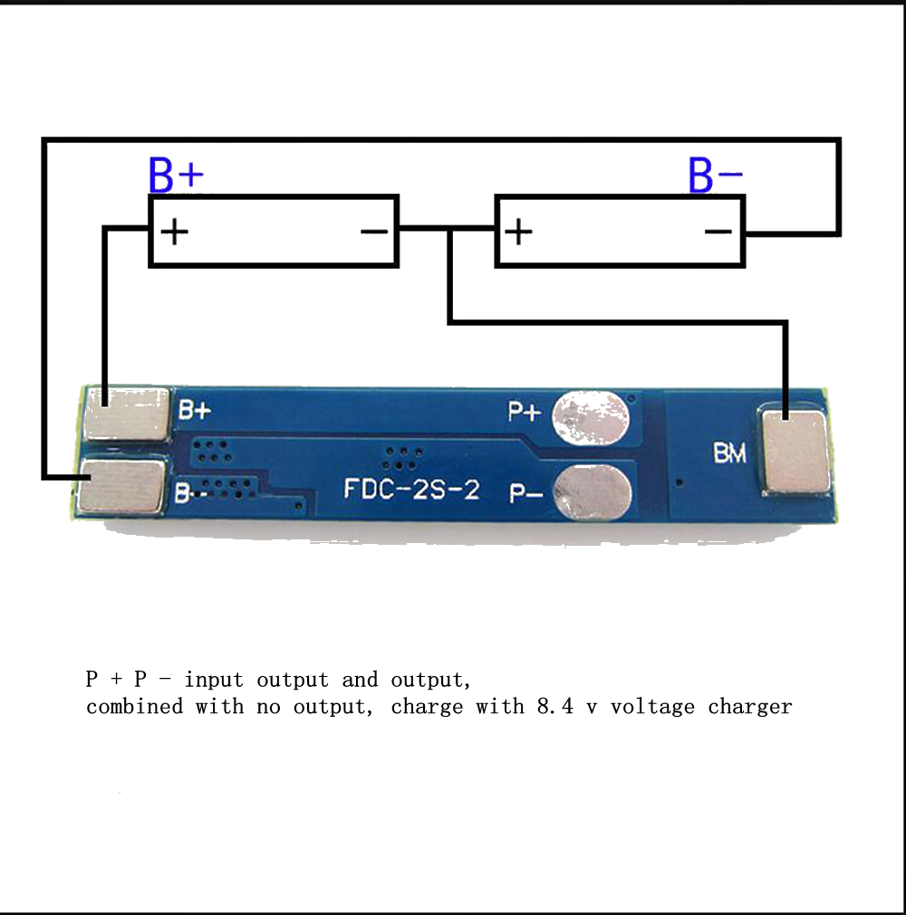 2S 3A Li-ion Lithium Battery 7.4V 8.4V 18650 Charger Protection Board Module