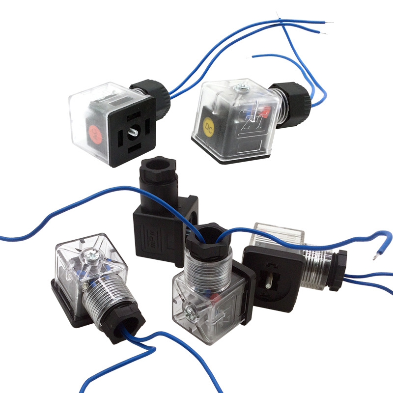 Hydraulic Solenoid Valve Plug DC 24V