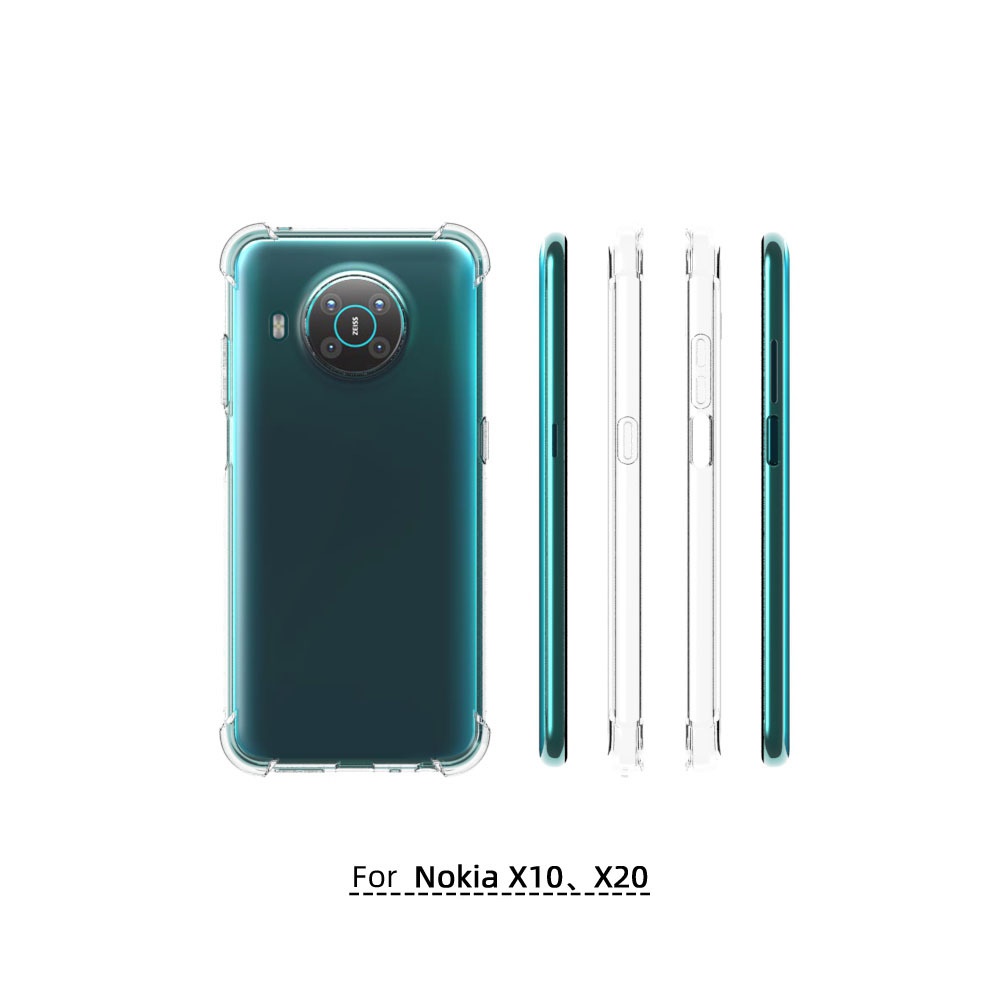 เคส Nokia X10 5G แบบ TPU ใสเสริมขอบและมุมกันกระแทก