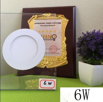 ไฟดาวน์ไลท์ ไฟซ่อนใต้ฝ้า led ทรงกลม 6W/ Panel light led Round shape 6W