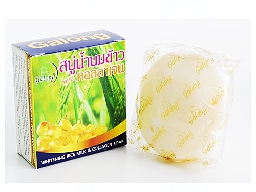 สบู่กาลองน้ำนมข้าวผสมคอลลาเจน(กล่อง)