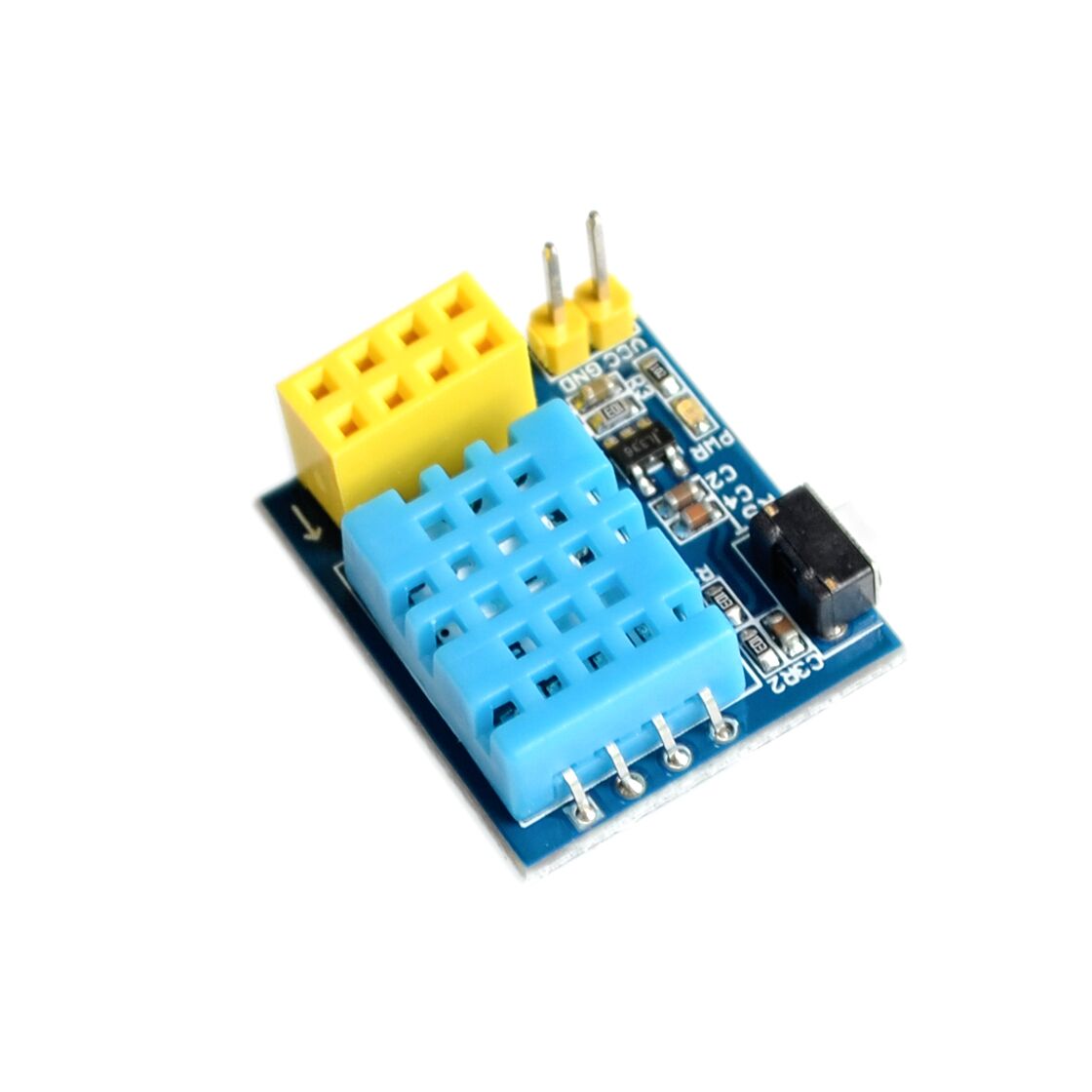 DHT11 Module for ESP8266-01 เซนเซอร์ความชื้นและอุณหภูมิ DHT11 สำหรับ ESP8266 01 หรือ 01S