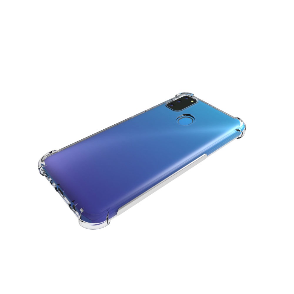 เคส Samsung Galaxy M30s แบบ TPU ใสเสริมขอบและมุมกันกระแทก