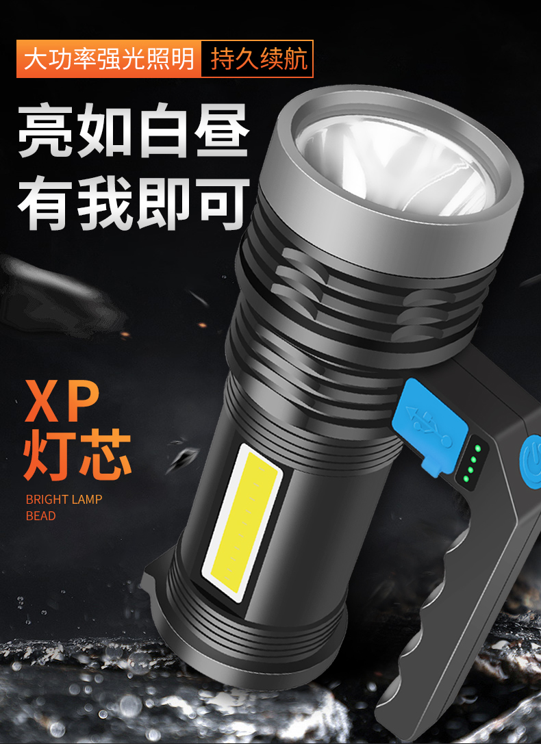 ไฟฉายสะพาย และจับถือ ขนาดกลาง รุ่นใหม่ Shinefire XP