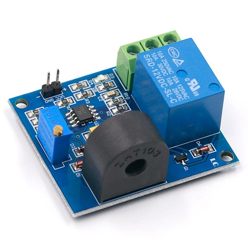 ป้องกันกระแสเกิน 5A Over-Current Detection Sensor Module with 12V Relay