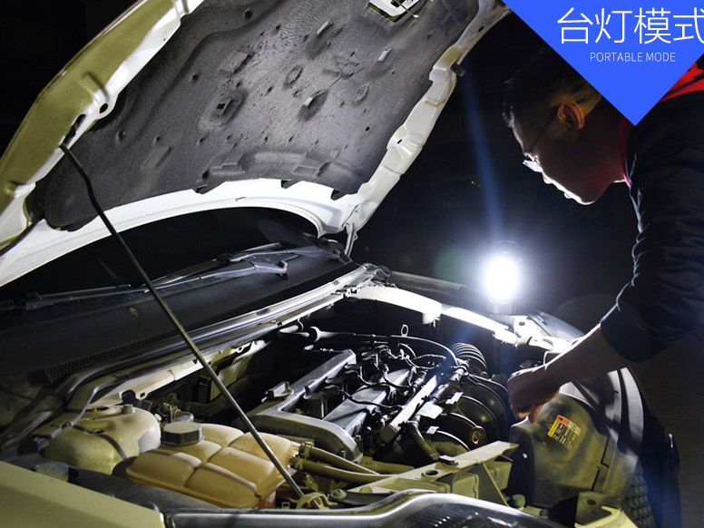 ไฟฉายสะพายแรงสูง แบบส่องไกล พร้อมโคมสีขาว และแดง Warsun H771