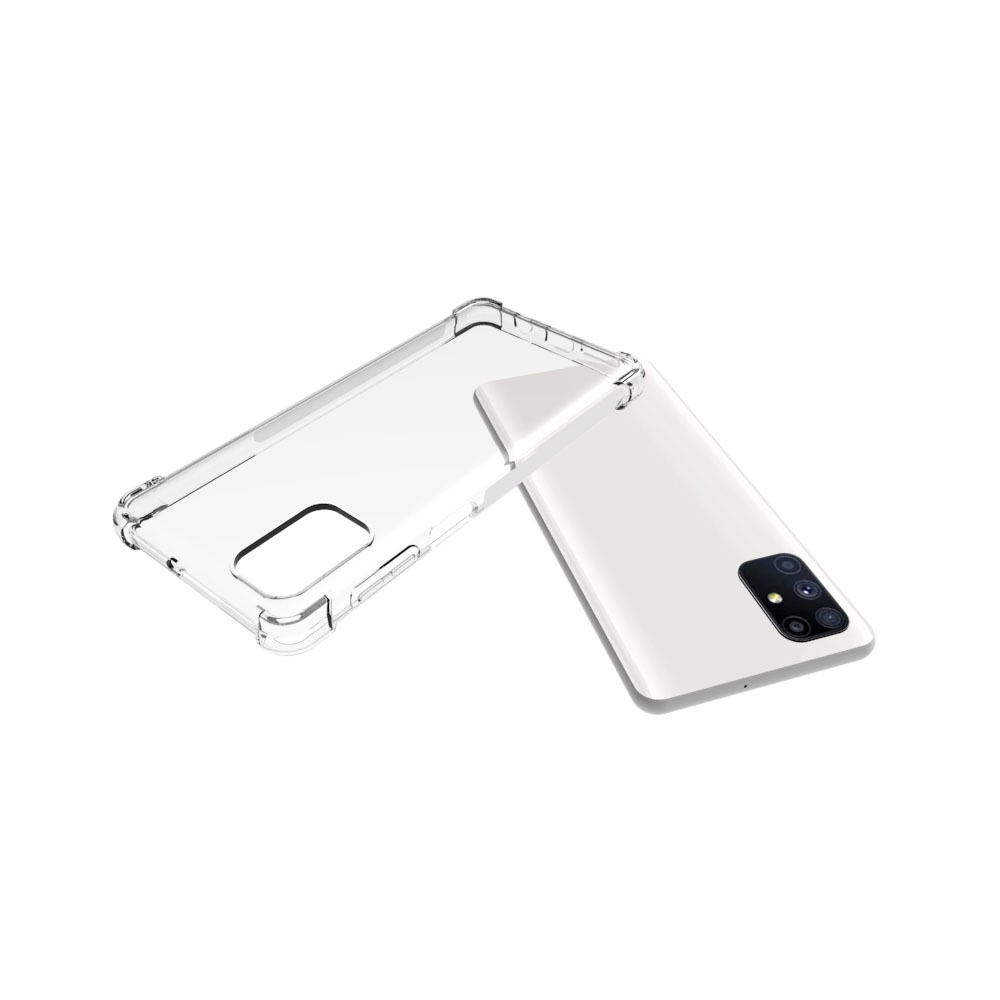 เคส Samsung Galaxy M51 แบบ TPU ใสเสริมขอบและมุมกันกระแทก