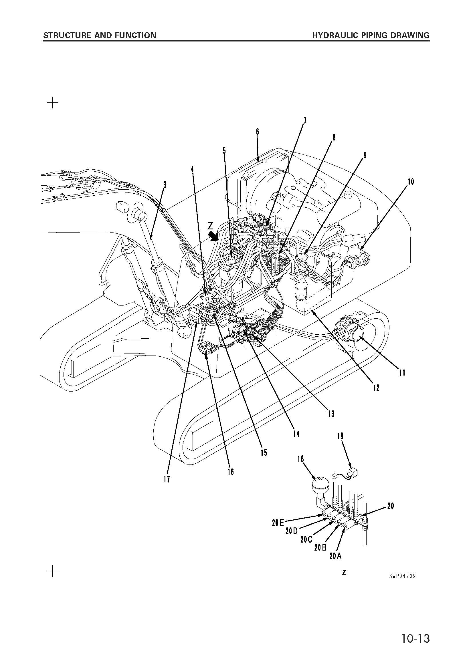 หนังสือ คู่มือซ่อม วงจรไฟฟ้า วงจรไฮดรอลิก จักรกลหนัก PC340-6K K32001 K34001 , PC340LC-6K K32001,K34001 , PC340NLC-6K K32001,K34001 (ทั้งคัน) EN