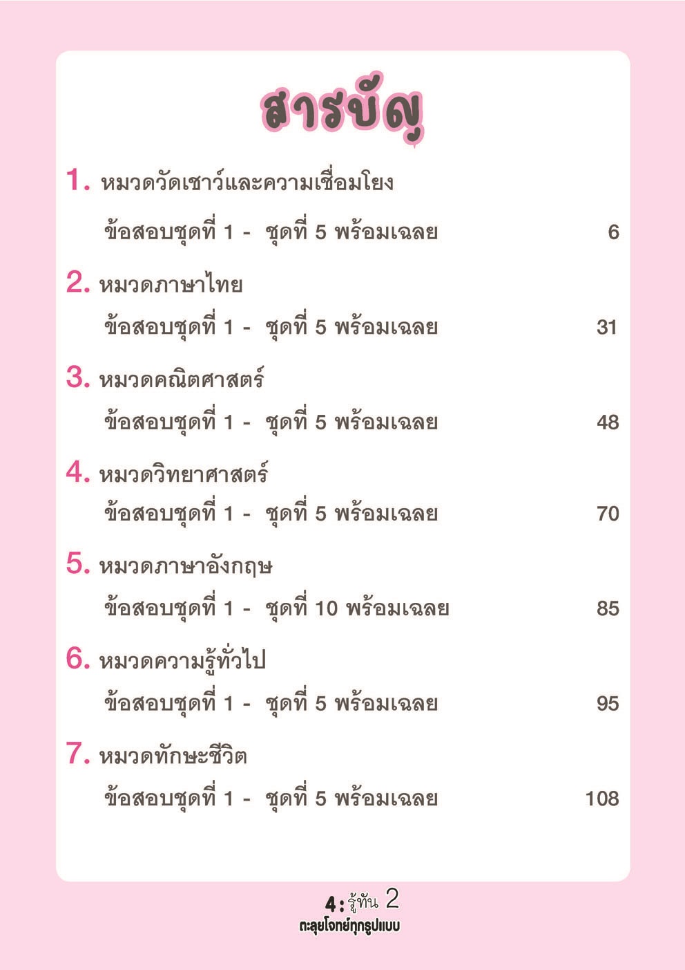 รู้ทัน 2 สอบเข้าสาธิต ป.1 ฉบับตะลุยโจทย์ทุกรูปแบบ