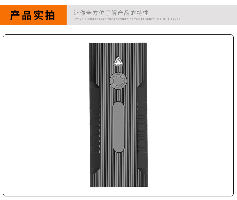 ไฟฉายจับถือ ขนาดกลาง Natfire BT60 P50 LED battery 12800 mah 7500K