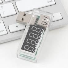 USB Power Current Voltage Charger Doctor Tester (Clear) วัดกระแสไฟและแรงดัน