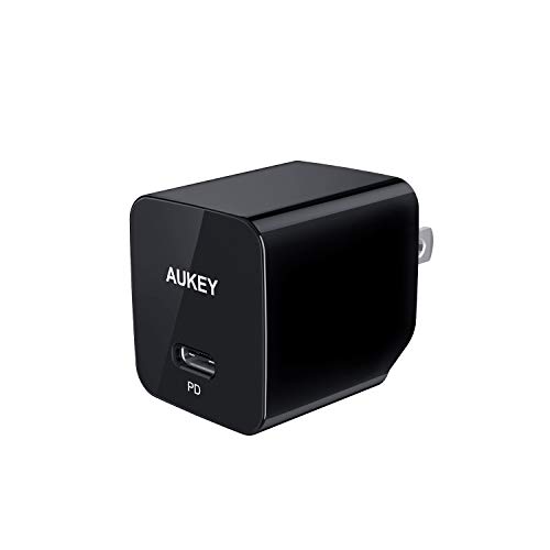 Adapter Aukey หัวปลั๊กชาร์จเร็ว 18W Power Delivery 3.0 USB-C ชาร์จด่วนสำหรับ iPhone Xr /Xs /Xs Max รุ่น PA-Y18