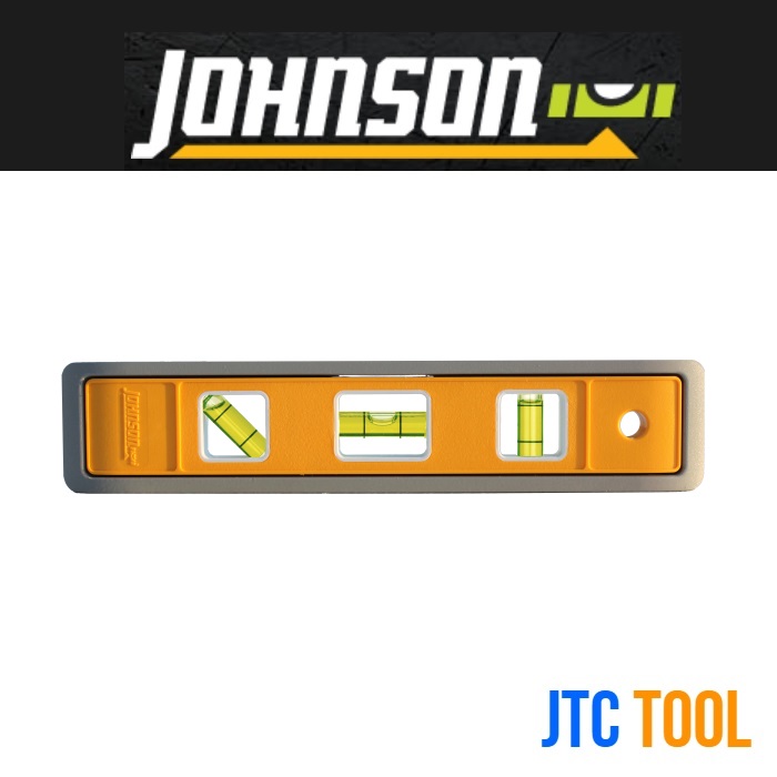 ระดับน้ำอลูมิเนียม 9 นิ้ว - Aluminum Torpedo Level Size 9" No.4500 [Brand: Johnson]