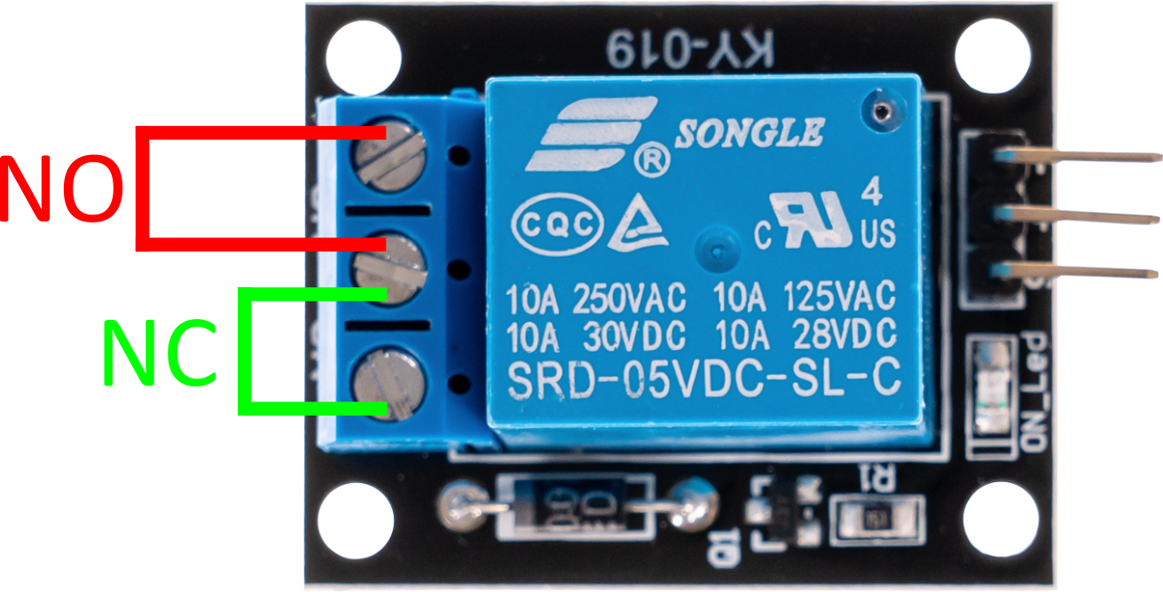 KY-019 5V 1 Channel Relay Module High Trigger