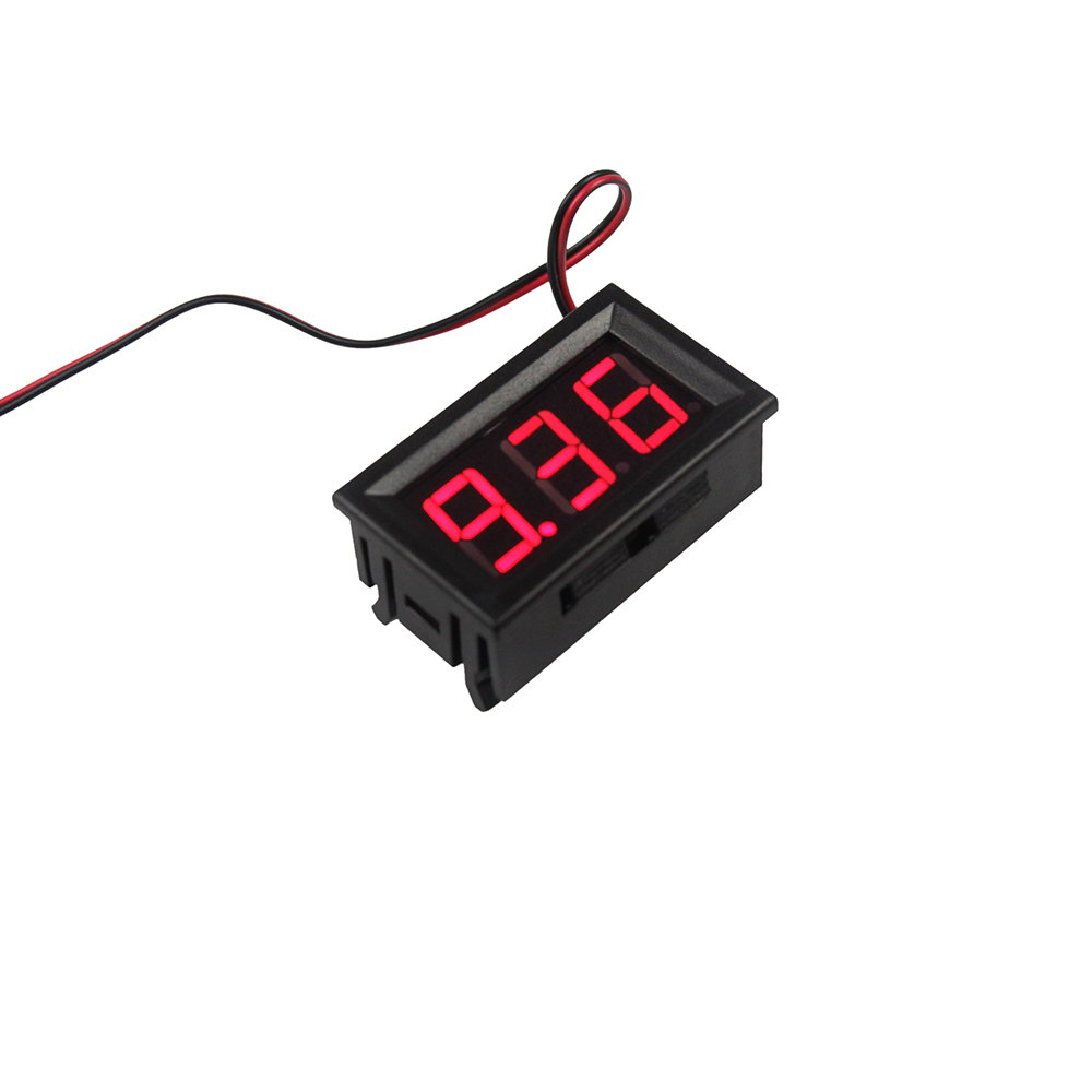 DC Digital Voltmeter Module 0.56" DC4.5V-30.0V (Red Color) โมดูลวัดแรงดันไฟฟ้า แสดงผล 7 Segment