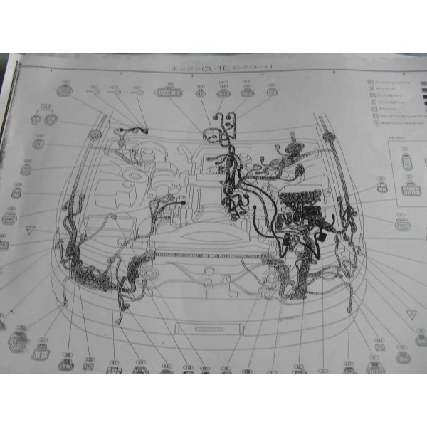 หนังสือ วงจรไฟฟ้า (wiring diagram) เครื่องยนต์ 2L-TE ดีเซลหัวฉีด ปี 1999
