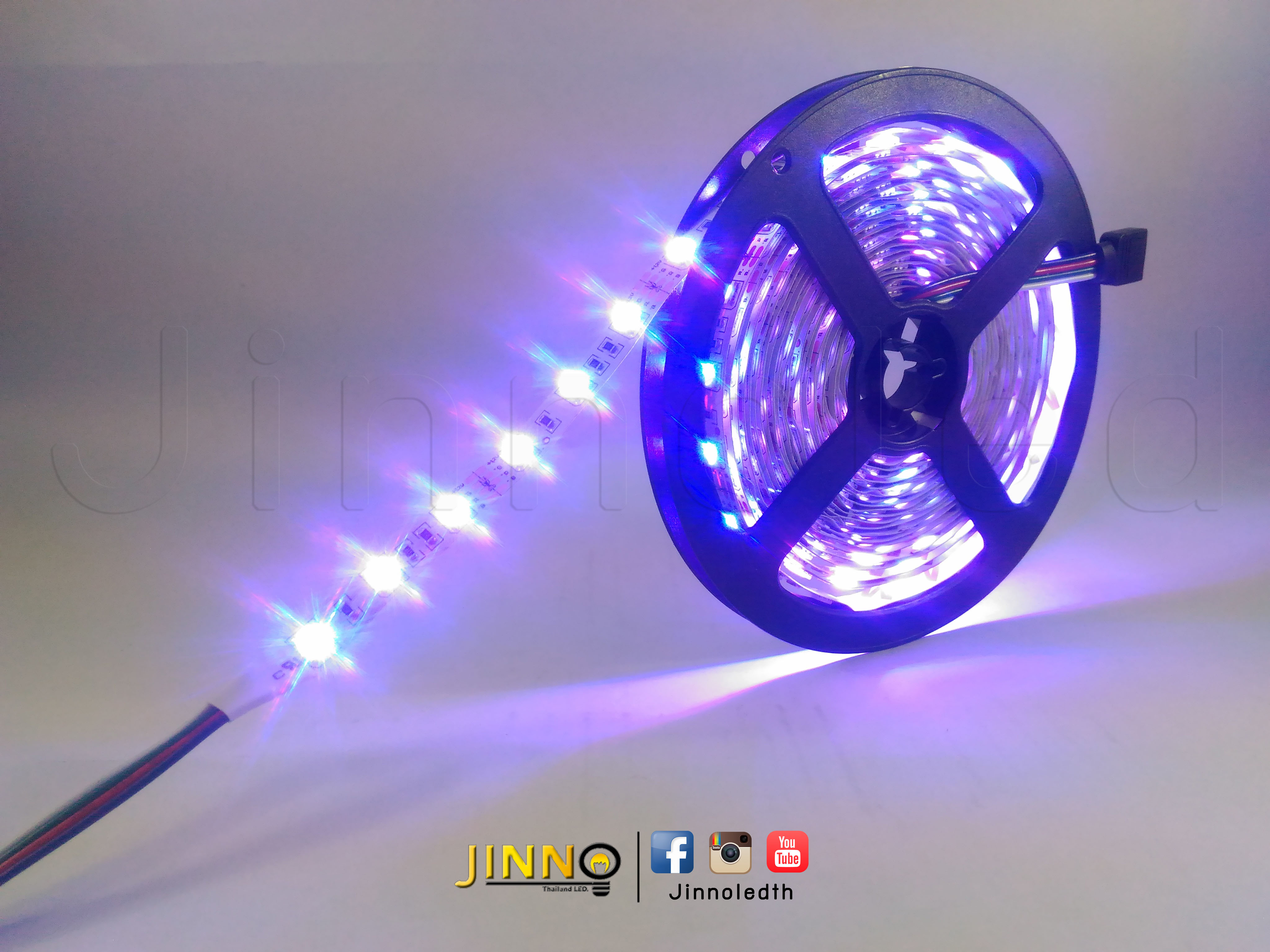 ไฟริบบิ้น 12v รุ่น 5050 IP20 : แบบไม่กันน้ำ