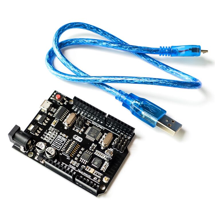 Arduino Uno R3 Wifi ESP8266 พร้อมสาย Micro USB