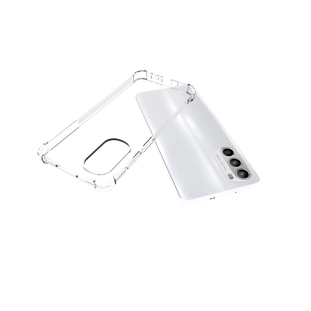 เคส Motorola Moto G82 5G แบบ TPU ใสเสริมขอบและมุมกันกระแทก