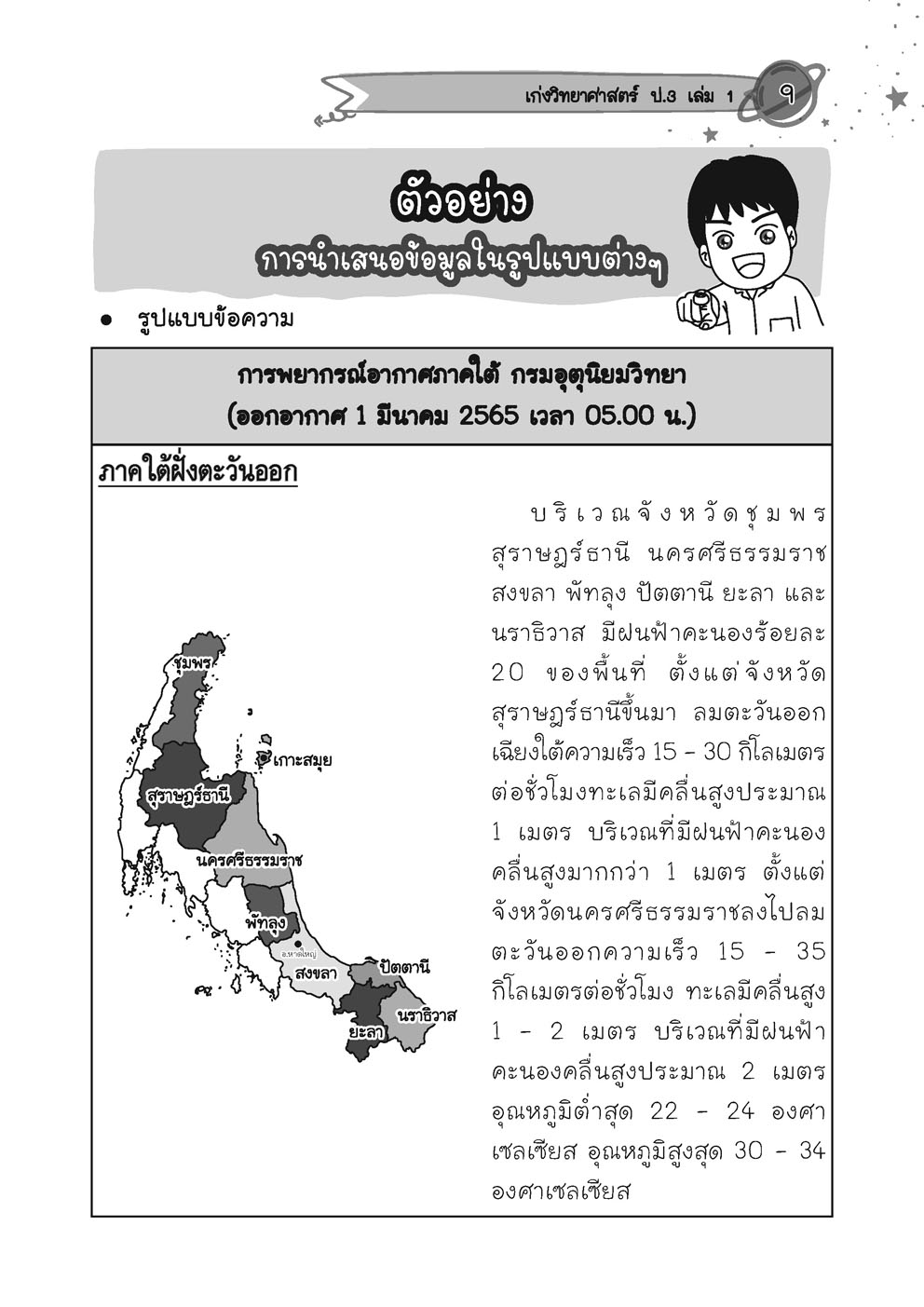 เก่ง วิทยาศาสตร์ ป.3 เล่ม 1 (หลักสูตรใหม่) โดย พ.ศ.พัฒนา